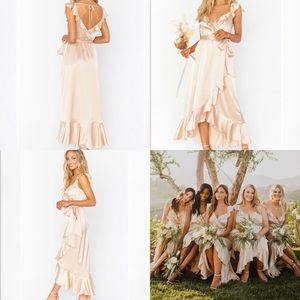 Samantha Ruffle Wrap Dress Show Me Your Mumu Bridesmaid